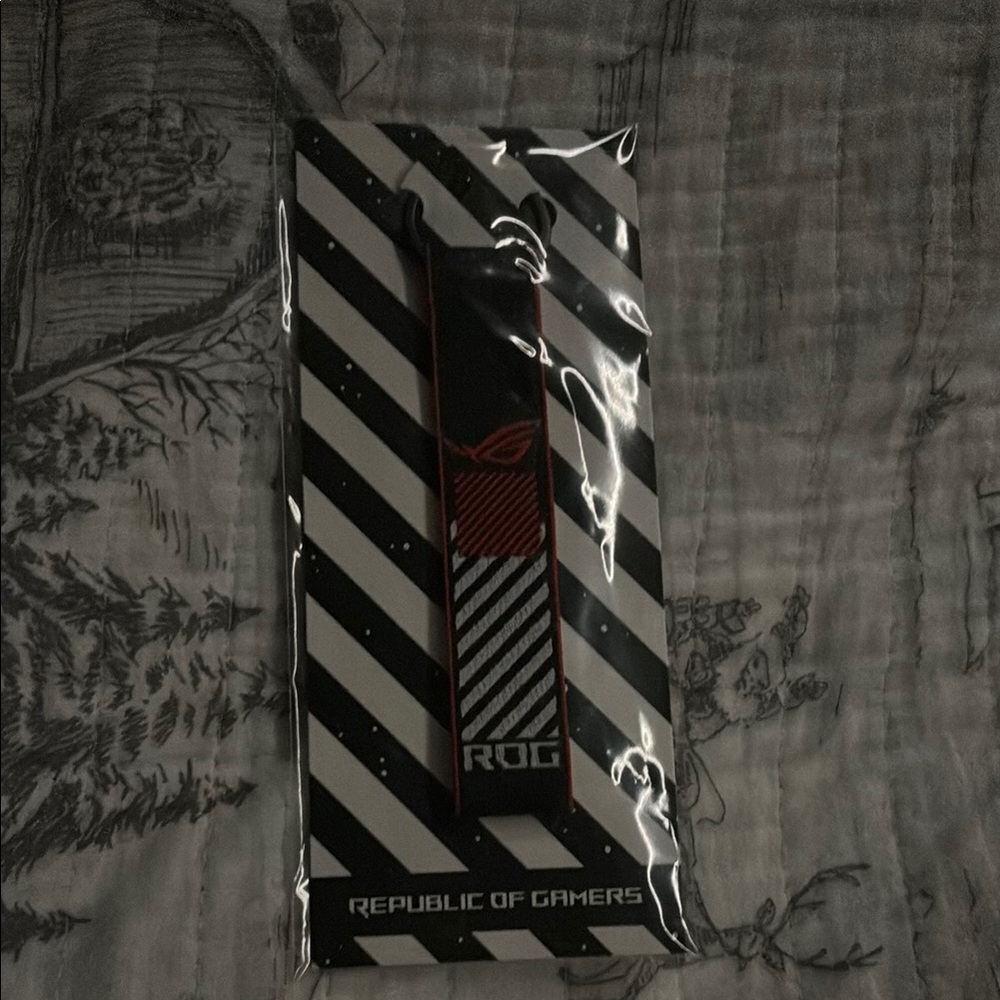 Black and Red Striped Tie